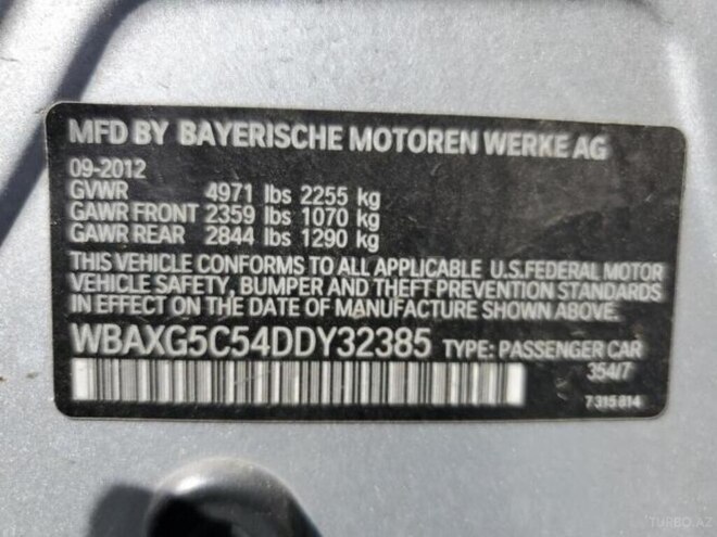BMW 528 2012, 307,000 km - 2.0 l - Bakı