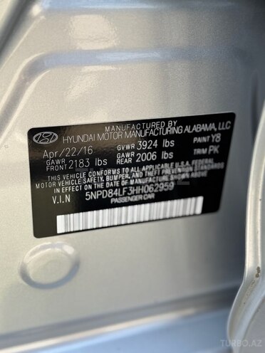 Hyundai Elantra 2016, 122,000 km - 2.0 l - Bakı