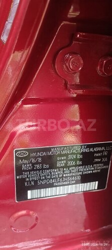 Hyundai Elantra 2018, 53,500 km - 2.0 л - Bakı