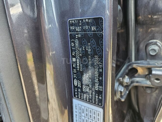 Kia K7 2017, 184,000 km - 2.2 l - Bakı