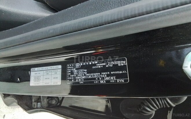 Hyundai Santa Fe 2017, 168,299 km - 2.0 л - Bakı