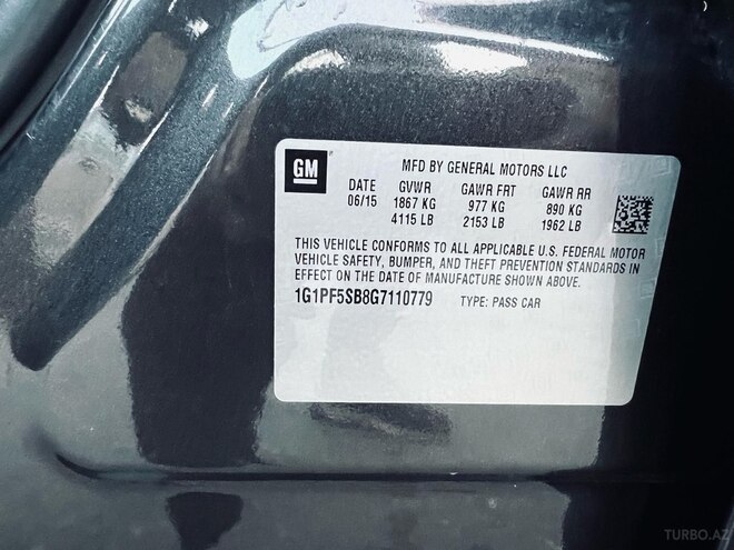 Chevrolet Cruze 2015, 144,000 km - 1.4 l - Bakı