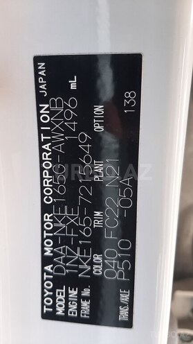 Toyota Corolla Fielder 2019, 55,000 km - 1.5 л - Gəncə