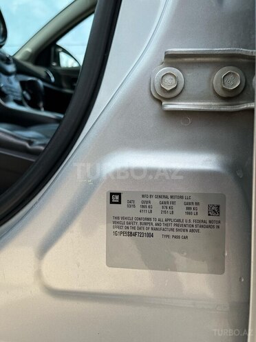 Chevrolet Cruze 2015, 241,150 km - 1.4 l - Masallı