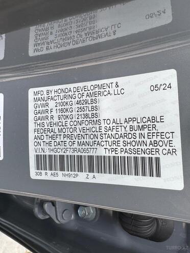 Honda Accord 2024, 12,281 km - 2.0 l - Bakı