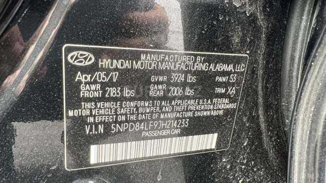 Hyundai Elantra 2017, 220,480 km - 2.0 л - Bakı