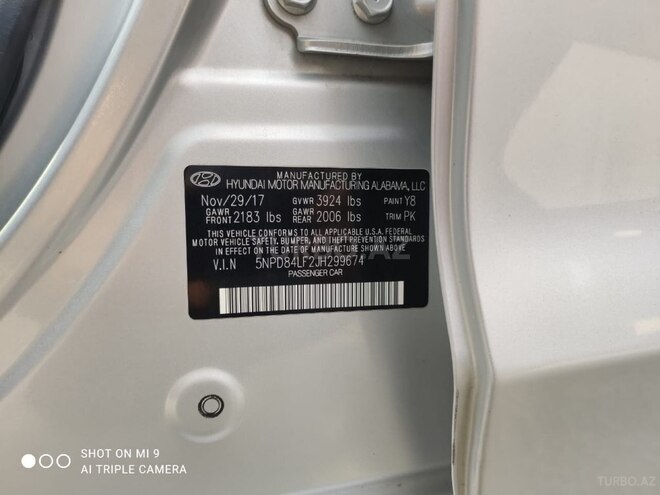 Hyundai Elantra 2017, 113,000 km - 2.0 л - Şirvan