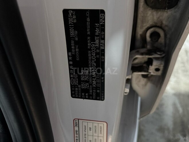 Hyundai Avante 2022, 174,500 km - 1.6 l - Bakı