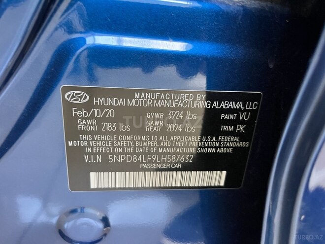 Hyundai Elantra 2020, 28,968 km - 2.0 л - Bakı