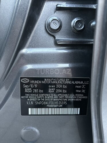 Hyundai Elantra 2019, 105,864 km - 2.0 л - Bakı