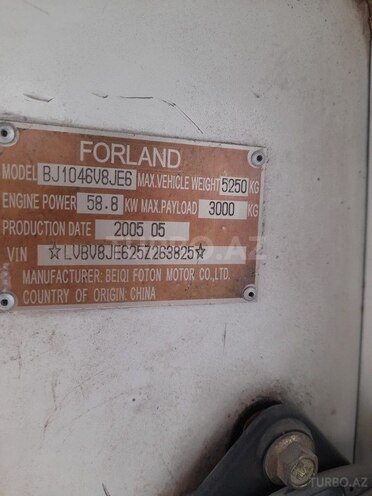 Foton Forland 2005, 250,000 km - 3.2 l - Bakı