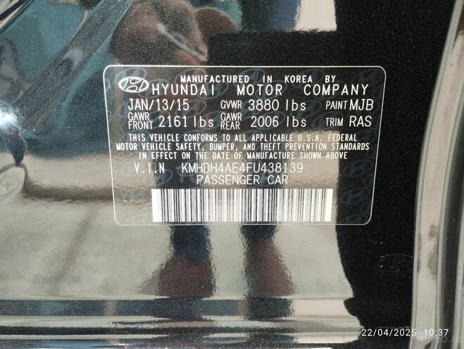 Hyundai Elantra 2015, 33,548 km - 1.8 l - Bakı