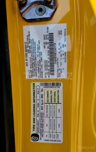 Ford Mustang 2015, 125,000 km - 2.3 l - Bakı