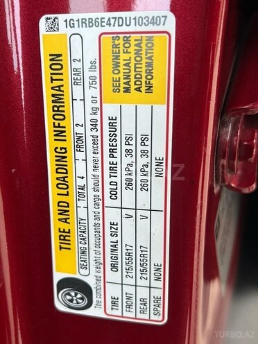 Chevrolet Volt 2012, 230,000 km - 1.4 l - Bakı