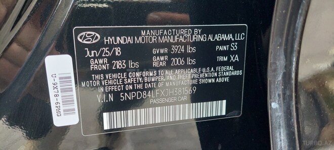 Hyundai Elantra 2018, 85,306 km - 2.0 l - Bakı