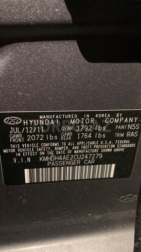 Hyundai Elantra 2012, 302,557 km - 1.8 l - Bakı