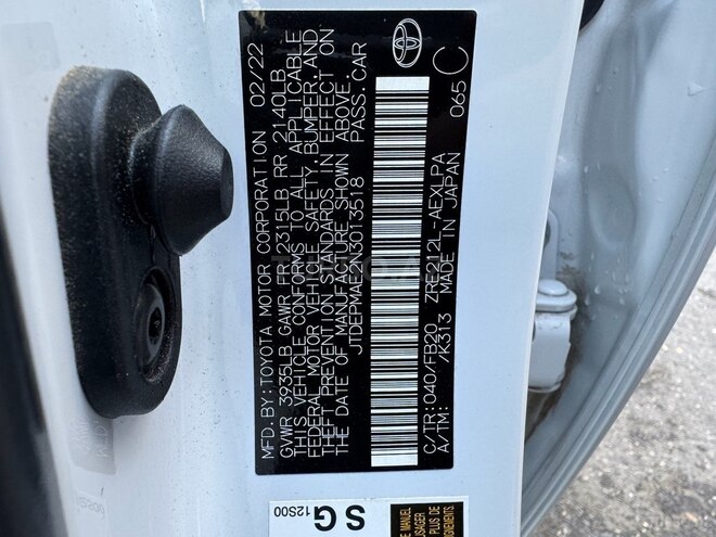 Toyota Corolla 2022, 39,123 km - 1.8 l - Bakı