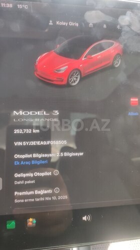 Tesla Model 3 2018, 255,000 km - 0.0 л - Bakı