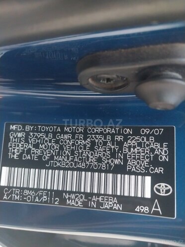 Toyota Prius 2007, 516,000 km - 1.5 l - Bakı