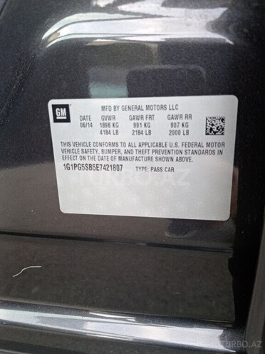 Chevrolet Cruze 2014, 227,200 km - 1.4 l - Gəncə