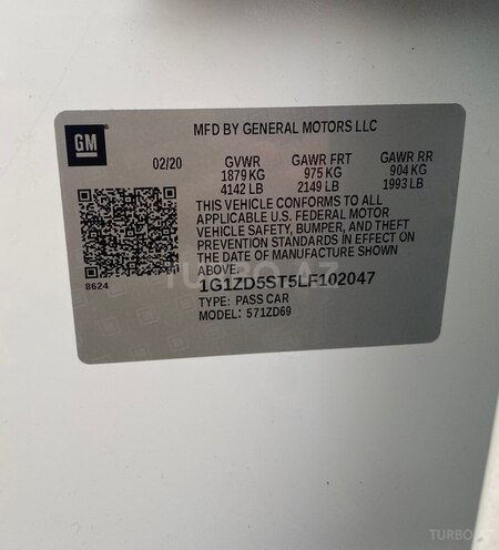 Chevrolet Malibu 2020, 183,000 km - 1.5 л - Bakı