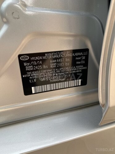 Hyundai Sonata 2014, 129,000 km - 2.0 l - Bakı