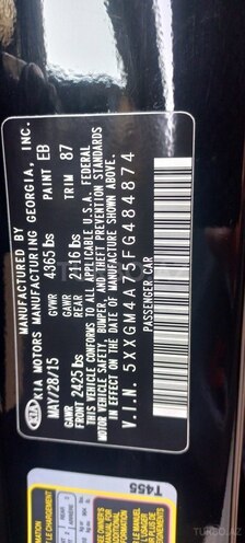 Kia Optima 2015, 97,000 km - 2.4 l - Bakı