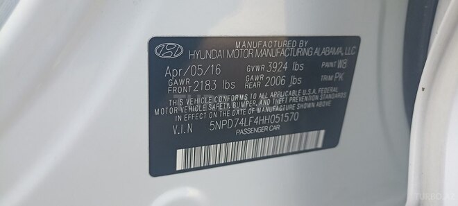 Hyundai Elantra 2016, 93,000 km - 2.0 l - Bakı