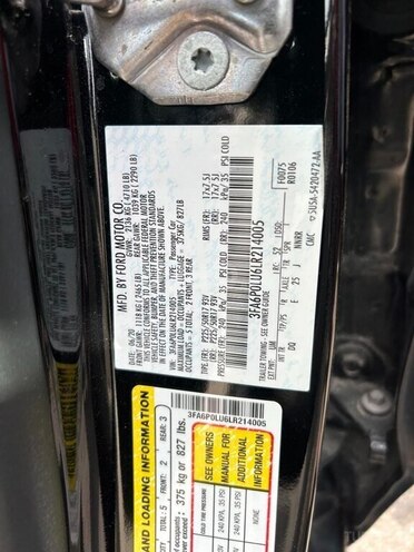 Ford Fusion (North America) 2020, 930,000 km - 2.0 l - Bakı