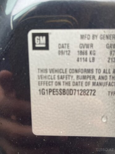 Chevrolet Cruze 2013, 294,000 km - 1.4 l - Bakı