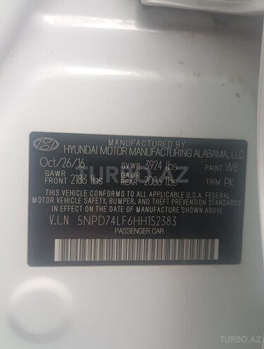 Hyundai Elantra 2016, 84,000 km - 2.0 l - Bakı