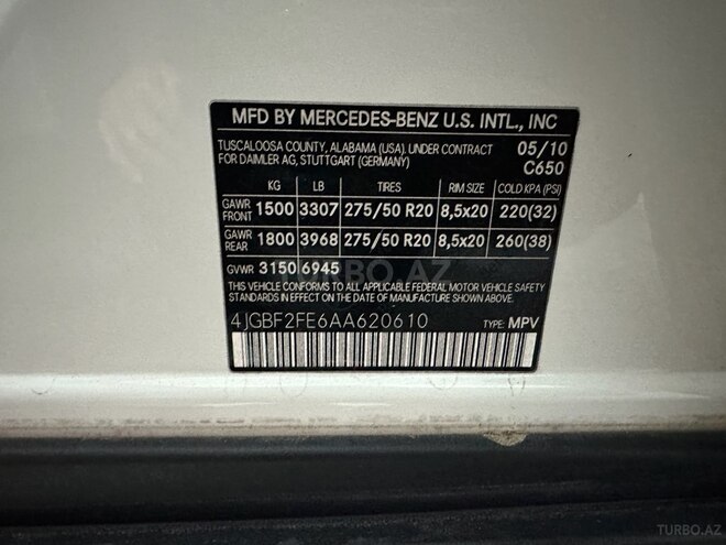 Mercedes GL 350 4MATIC 2010, 240,000 km - 3.0 l - Bakı