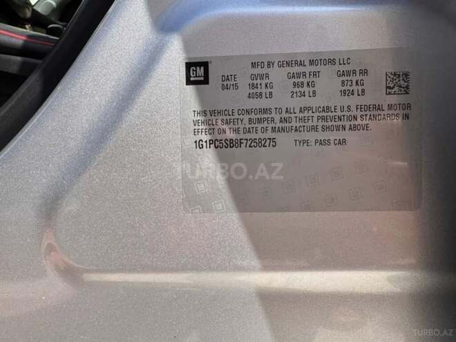 Chevrolet Cruze 2015, 255,000 km - 1.4 l - Şabran