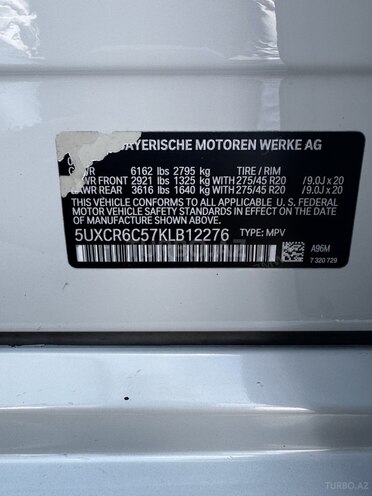 BMW X5 2019, 115,200 km - 3.0 л - Bakı