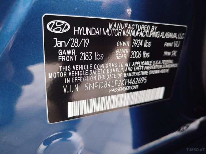 Hyundai Elantra 2019, 90,142 km - 2.0 l - Bakı