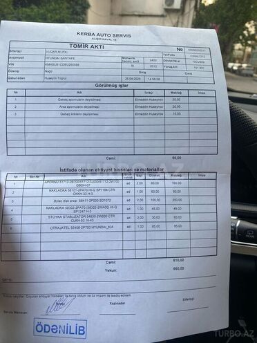 Hyundai Santa Fe 2013, 152,047 km - 2.4 л - Bakı