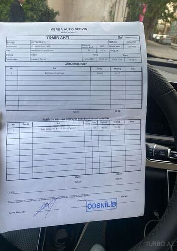 Hyundai Santa Fe 2013, 152,047 km - 2.4 л - Bakı