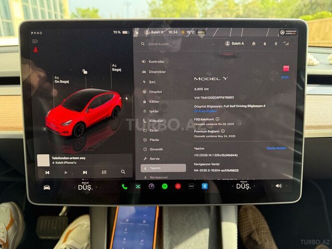 Tesla Model Y 2023, 9,800 km - 0.0 l - Bakı