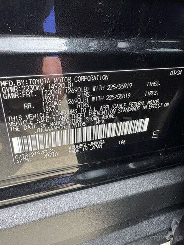 Toyota Venza 2024, 4,000 km - 2.5 l - Bakı