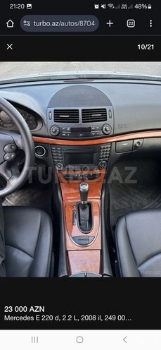 Mercedes E 220 d 2008, 256,000 km - 2.2 l - Bakı