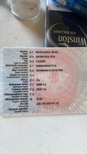 Mercedes Sprinter 313 2007, 200,000 km - 2.2 l - Hacıqabul