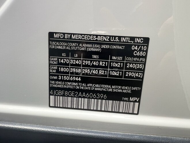Mercedes GL 550 2010, 145,000 km - 5.5 л - Bakı