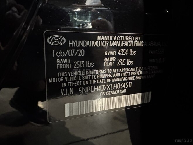 Hyundai Sonata 2020, 136,000 km - 1.6 л - Bakı