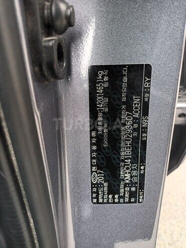 Hyundai Accent 2017, 145,200 km - 1.4 l - Bakı