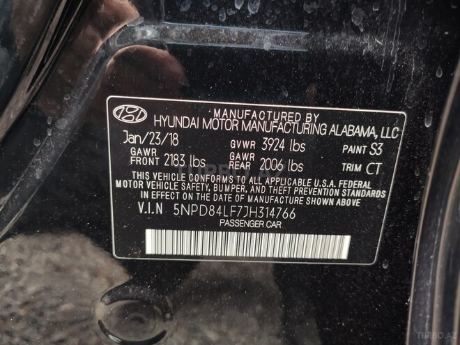 Hyundai Elantra 2018, 160,516 km - 2.0 л - Bakı