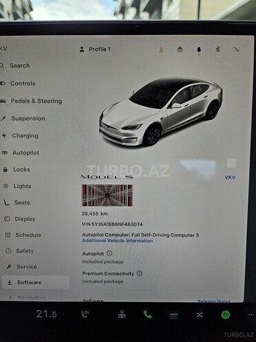 Tesla Model S 2022, 29,000 km - 0.0 л - Bakı