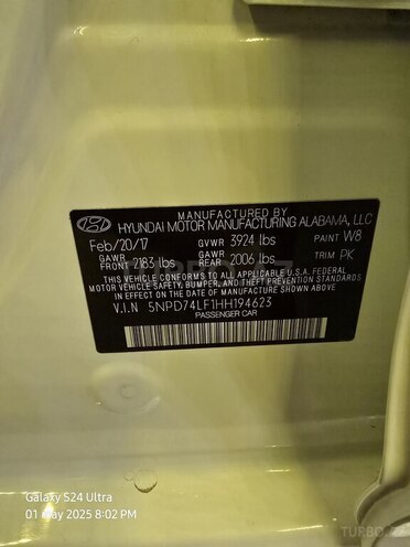 Hyundai Elantra 2017, 164,153 km - 2.0 л - Şirvan