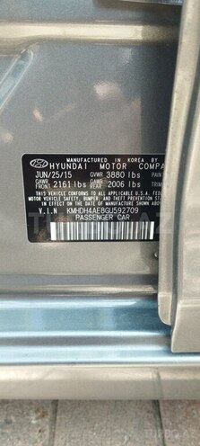 Hyundai Elantra 2015, 167,372 km - 1.8 l - Bakı