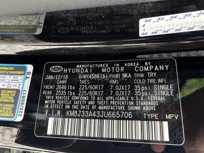 Hyundai Tucson 2018, 70,000 km - 2.0 l - Bakı