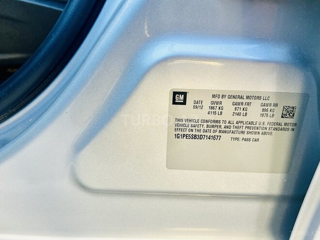 Chevrolet Cruze 2012, 178,000 km - 1.4 l - Gəncə